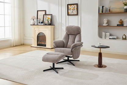 Stanley Swivel Leisure Chair w/ Stool