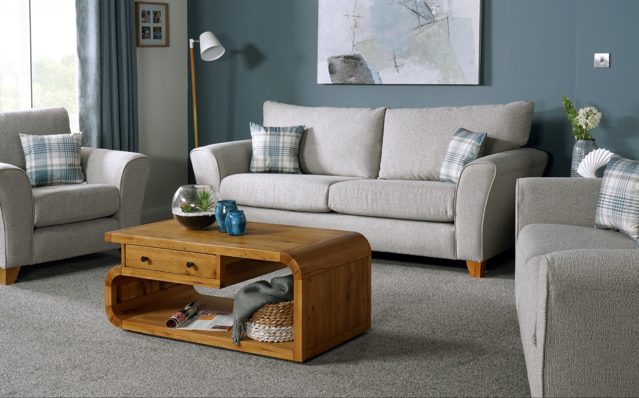 Sadie 2 Seater Sofa Silver