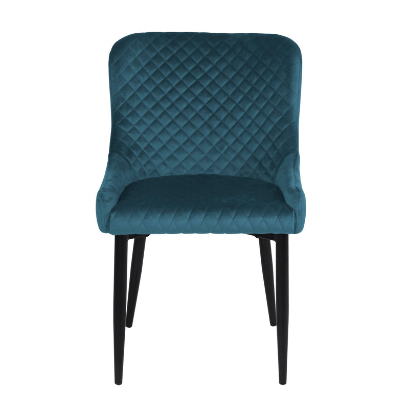Treviso Velvet Chair Blue