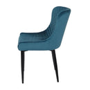 Treviso Velvet Chair Blue