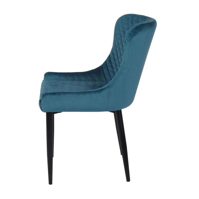 Treviso Velvet Chair Blue