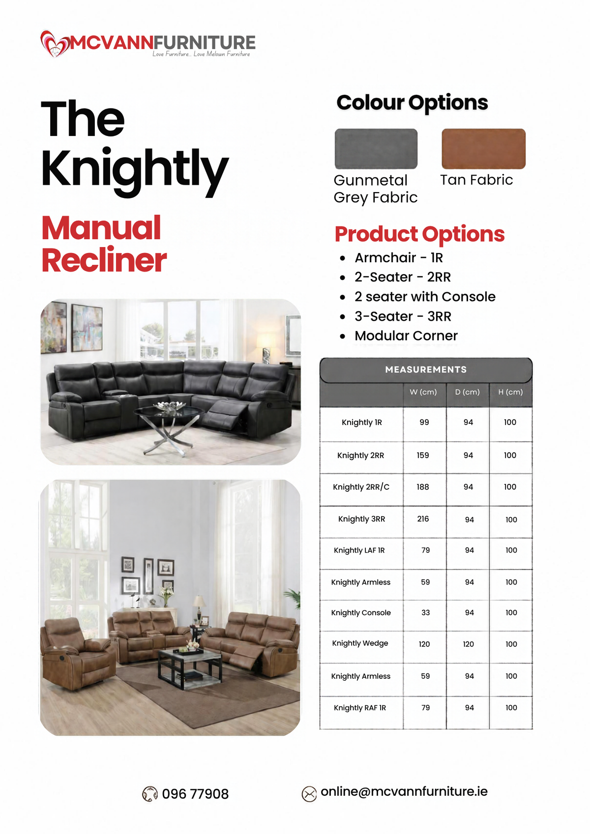 Knightly Manual Recliner
