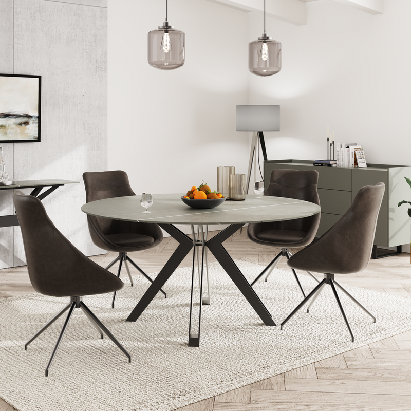 Henry Dining Chair-Brown