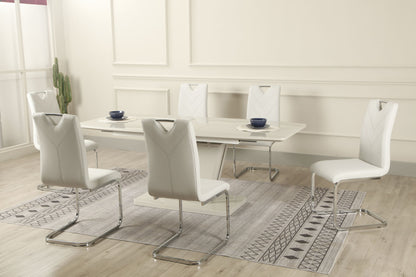 Vincent 1.6 Metre Extension Table Light Grey