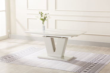 Vincent 1.6 Metre Extension Table Light Grey