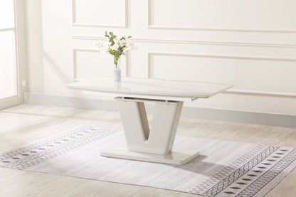 Vincent 1.6 Metre Extension Table Light Grey