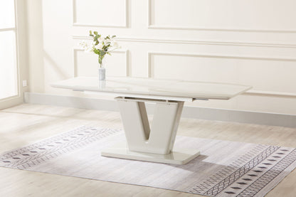 Vincent 1.6 Metre Extension Table Light Grey
