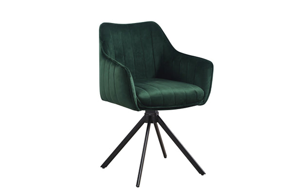 Alex Arm Chair Velvet Green