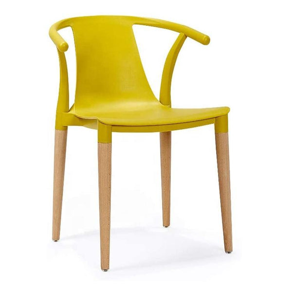 Daisy T Curve Chair Mustard Yellow