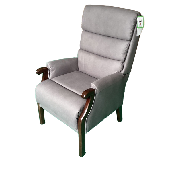 West Fireside Chair Light Grey