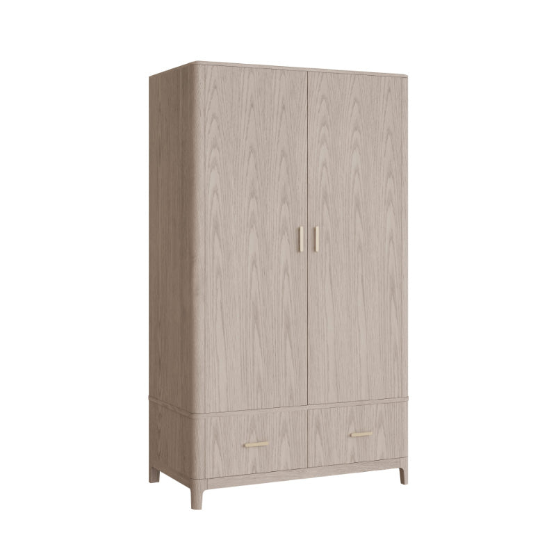 Lara Wardrobe 2 Doors 2 Drawers - Parisian Cream