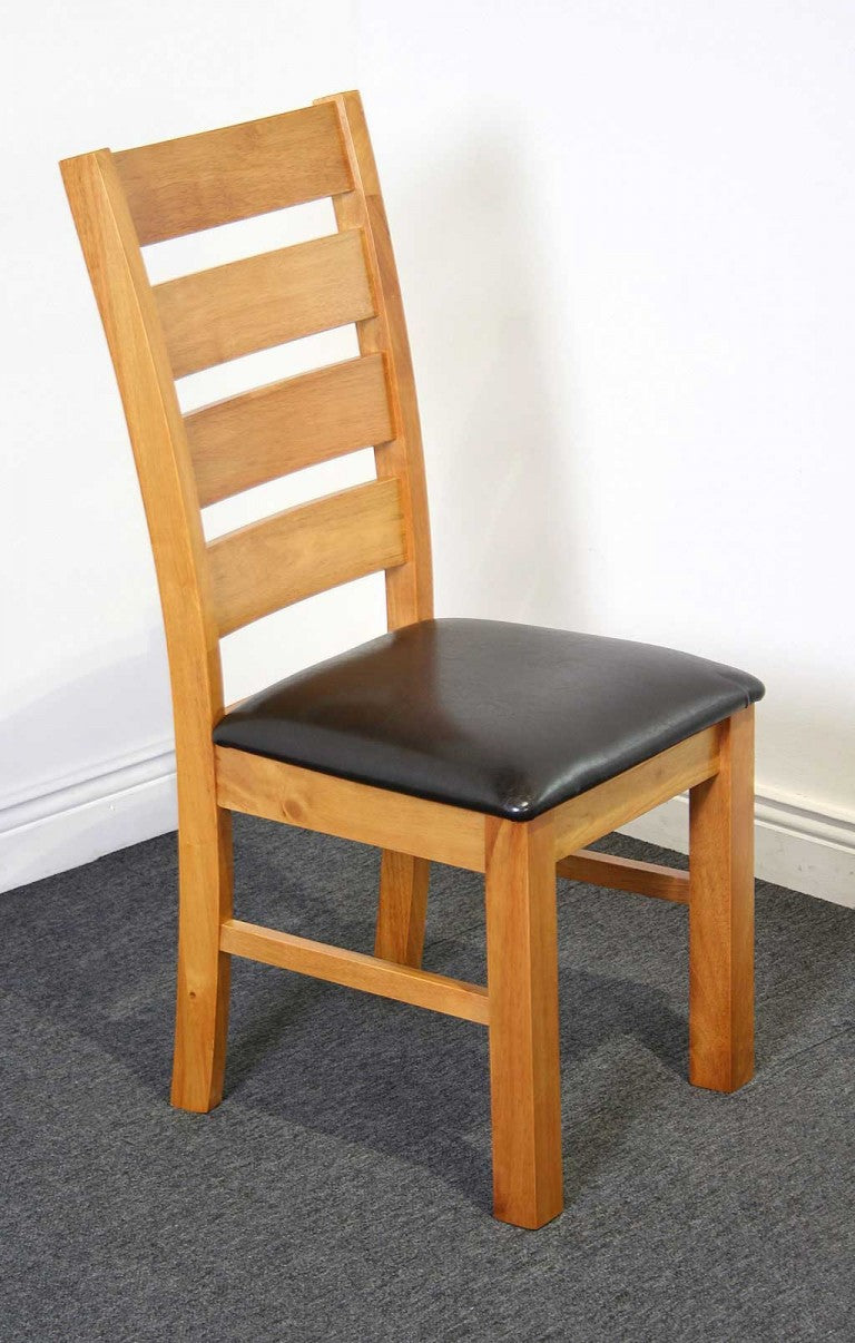 Columbus Oak Chair With Padded Seat
