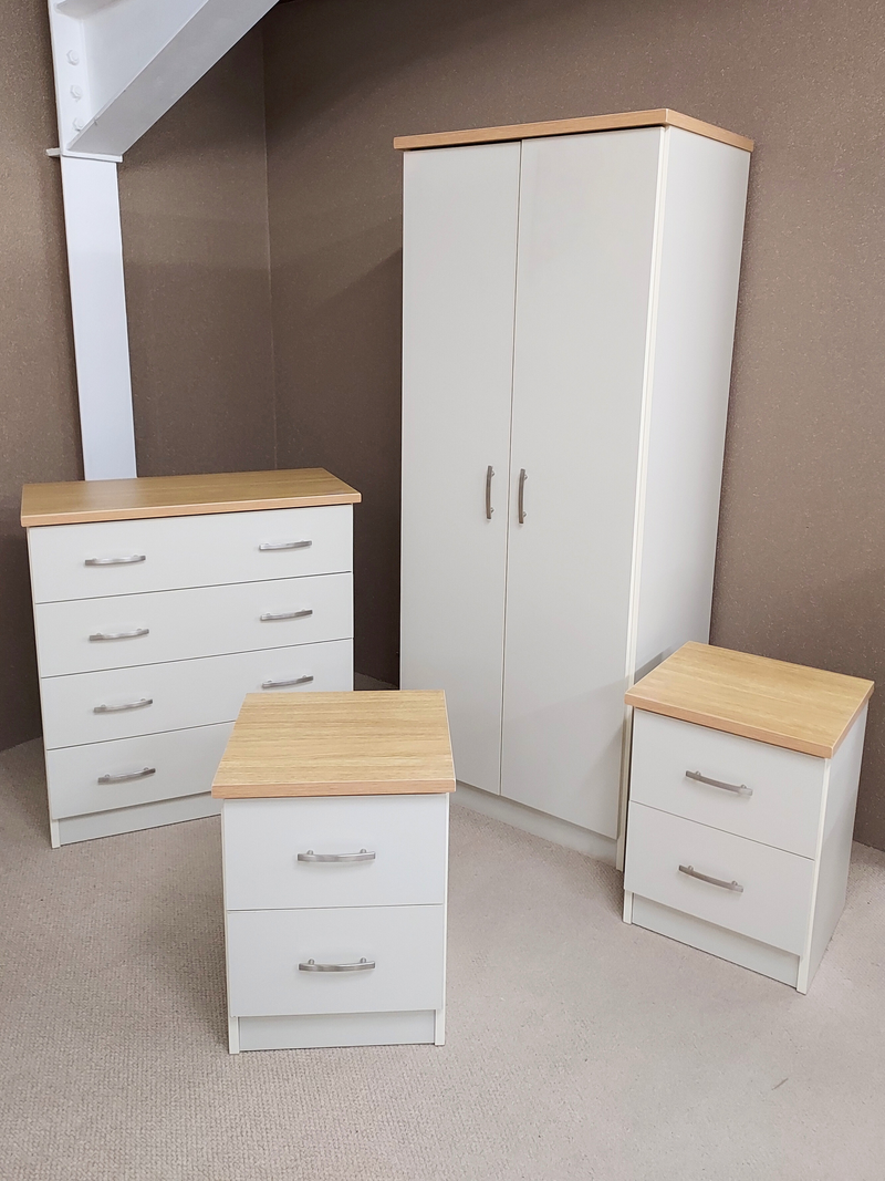 Landlord Set (1 x 2 Door Wardrobe + 2 x Bedside Lockers + 1 x Chest)