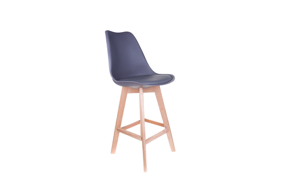 Eames Style Deluxe Bar Stool Grey