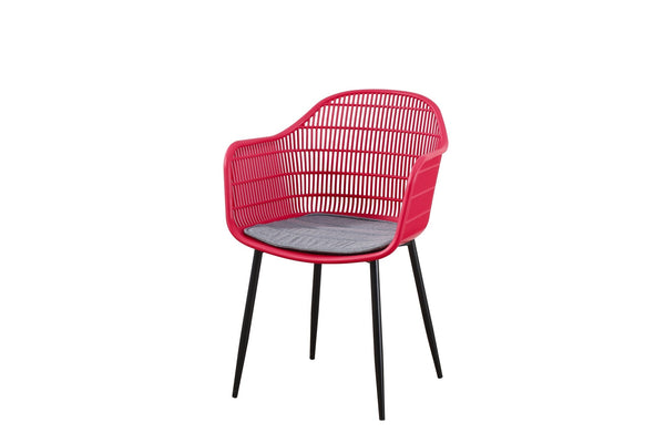 Metro Chair Raspberry Red