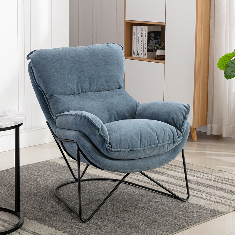 Blessington Accent Chair Washed Denim