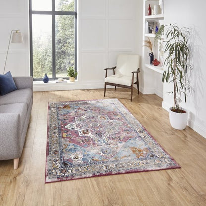 16th Avenue 91DA Rug Fuchsia/Blue