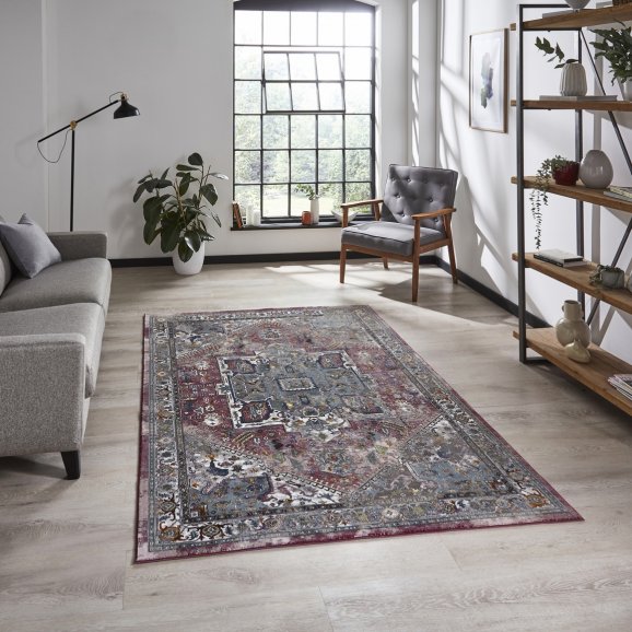 16th Avenue 92DA Rug Fuchsia/Blue