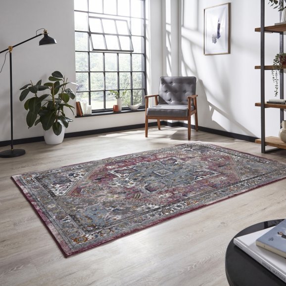 16th Avenue 92DA Rug Fuchsia/Blue