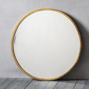 Hagan Round Mirror Antique Gold 800x800mm