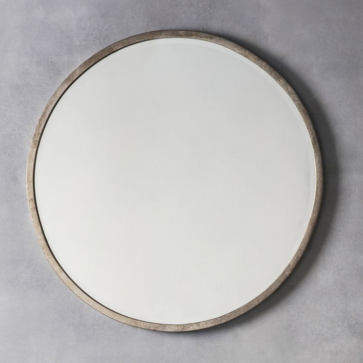 Hagan Round Antique Silver 800x800mm