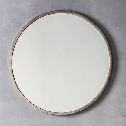 Hagan Round Antique Silver 800x800mm