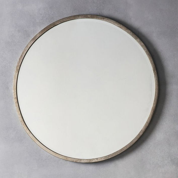 Hagan Round Antique Silver 800x800mm