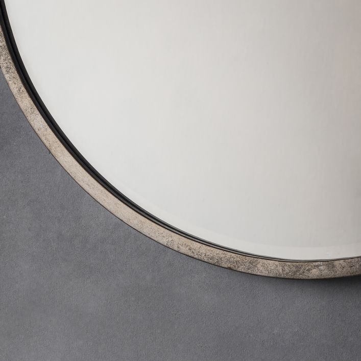 Hagan Round Antique Silver 800x800mm