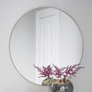 Hallie Round Mirror Champagne 1000mm