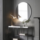 Hallie Round Mirror Black 1000mm