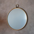 Bay Gold Round Mirror 610x700mm