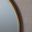 Bay Gold Round Mirror 610x700mm
