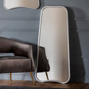 Curve Leaner Mirror Silver 565x1230mm