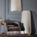 Curve Leaner Mirror Silver 565x1230mm