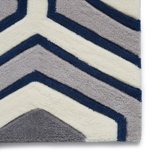 Tokyo 3661 Rug Grey/Navy