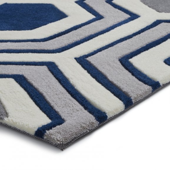 Tokyo 3661 Rug Grey/Navy