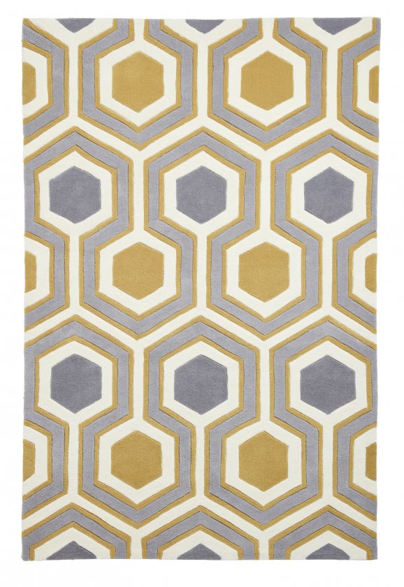 Tokyo 3661 Rug Grey/Yellow