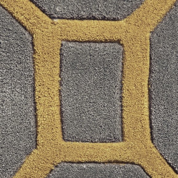 Tokyo 4338 Rug Grey/Yellow