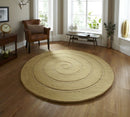 Spiral Rug Gold