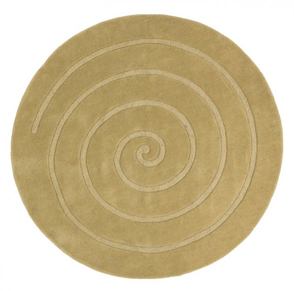 Spiral Rug Gold