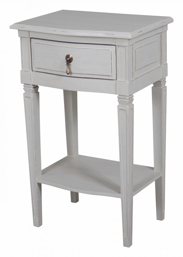Bella Side Table with Shelf - Painted