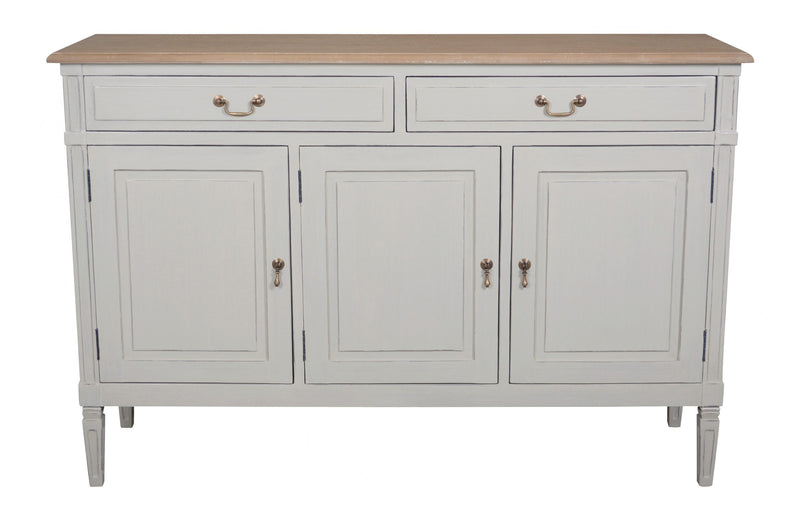 Bella 3 Door Sideboard - Wood Top