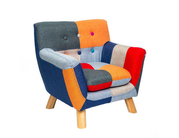 Ann Linen Patchwork Kids Chair