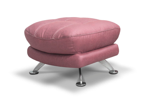 Swivel Footstool Blush Pink