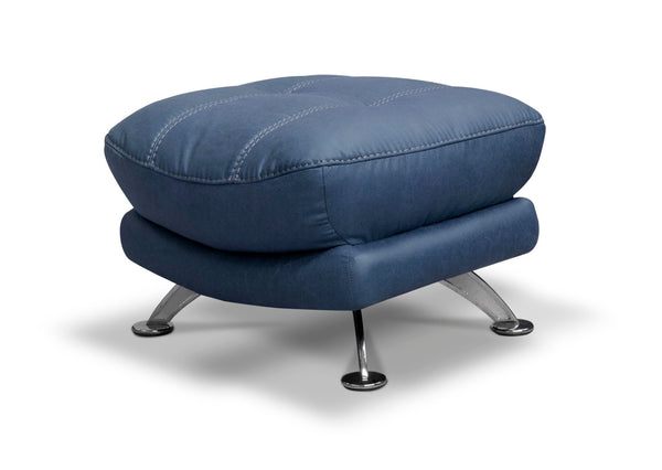 Swivel Footstool Denim