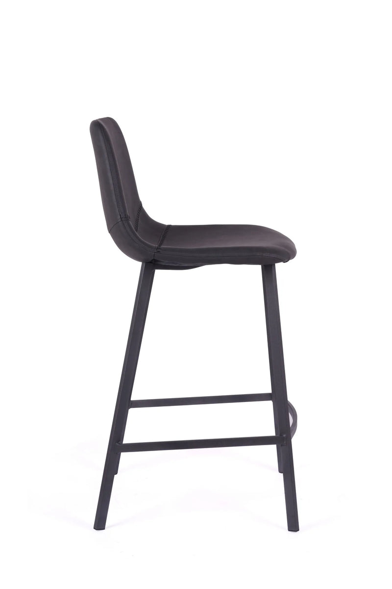 Vintage Counter Stool Black