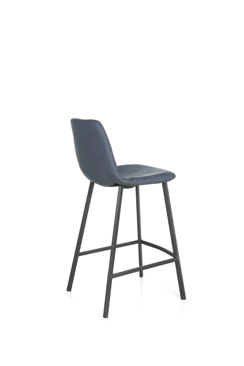Vintage Counter Stool Blue