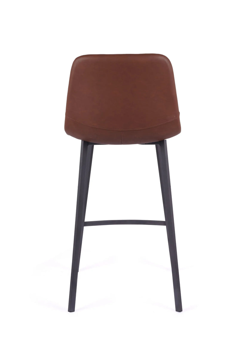 Vintage Counter Stool Cognac