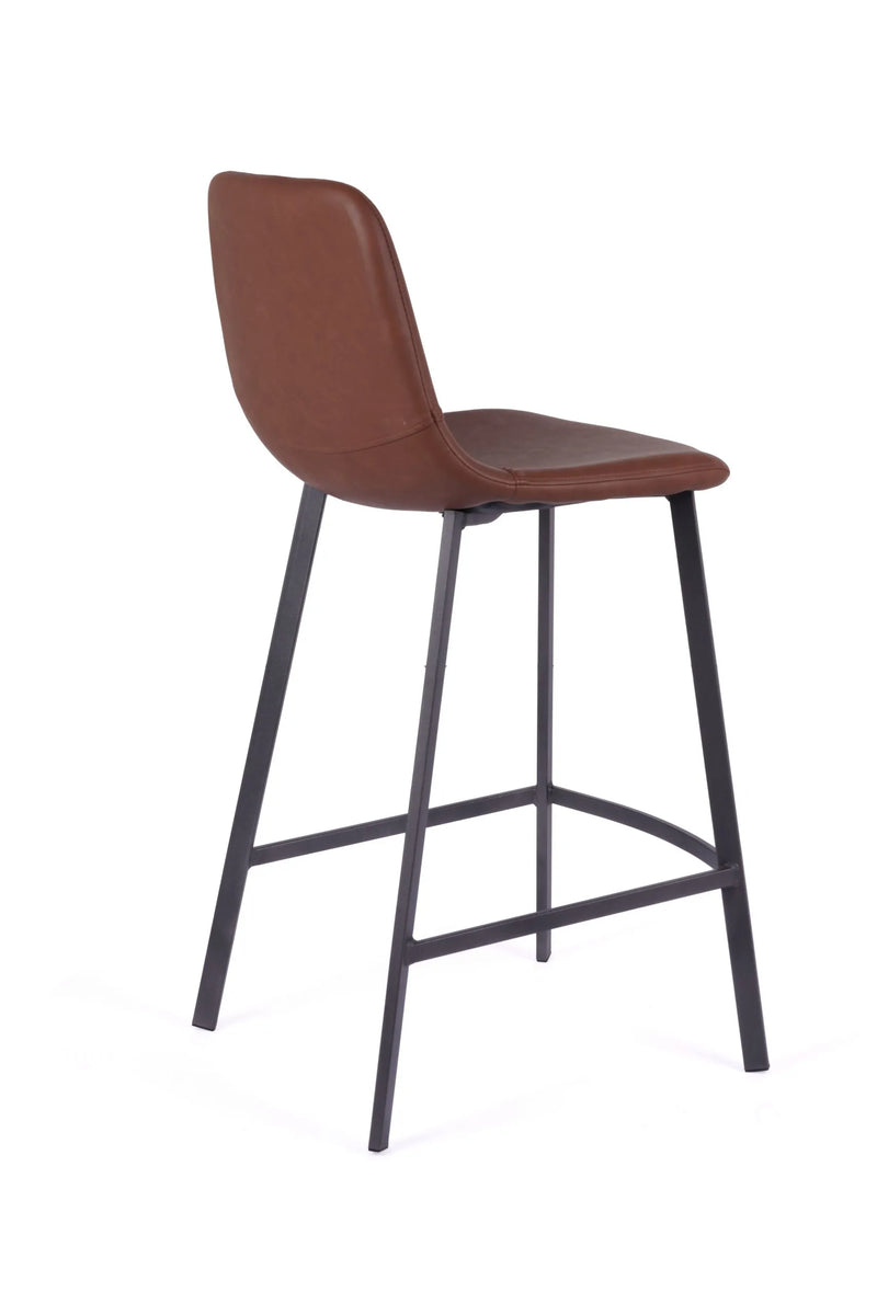 Vintage Counter Stool Cognac