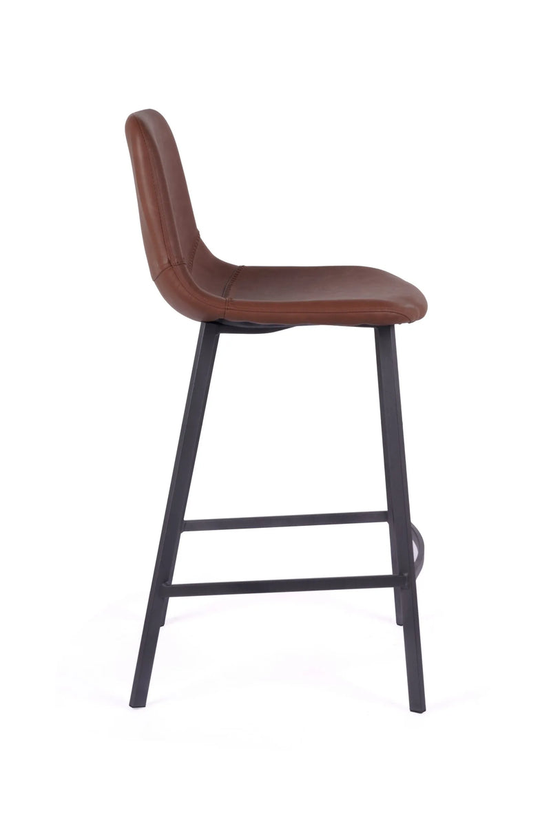 Vintage Counter Stool Cognac